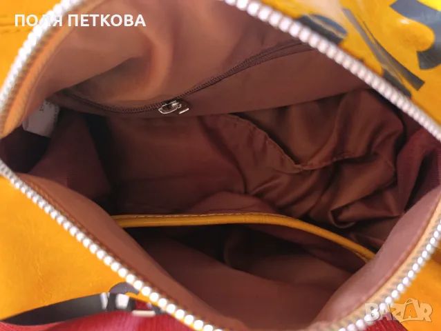 Чанта цвят горчица , снимка 5 - Чанти - 56185333
