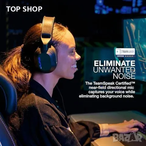 Нови Слушалки JLab Nightfall Gaming Headset 3.5mm с микрофон за PC/Xbox/PS5/PS4, снимка 8 - Слушалки и портативни колонки - 49444812