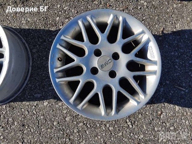 Продавам комплект 4 броя алуминиеви лети джанти марка CMS, Dacia Renault Volkswagen , снимка 4 - Гуми и джанти - 52806801