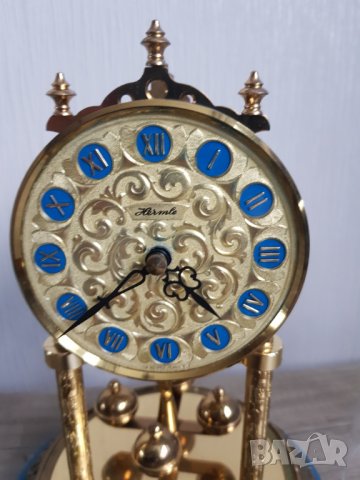 Немски настолен кварцов часовник HERMLE, снимка 15 - Антикварни и старинни предмети - 35926540