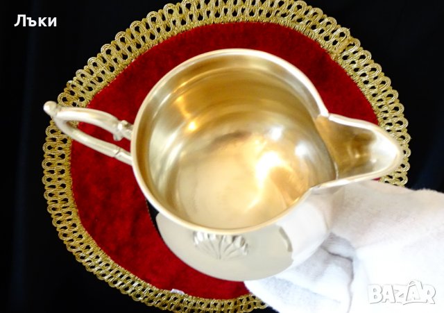 Английска бронзова кана 290 гр. , снимка 7 - Антикварни и старинни предмети - 39051061