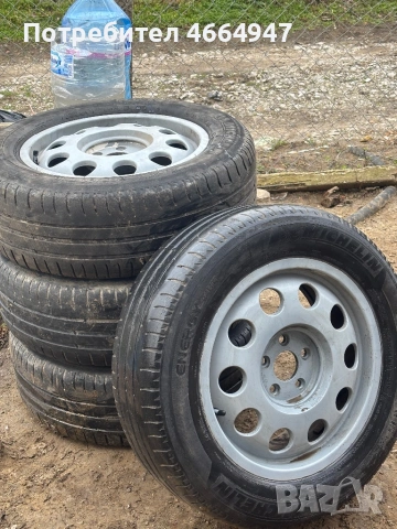 15” джанти 5x112 с гуми 205/60 R15 Michelin – комплект, снимка 2 - Гуми и джанти - 53670622