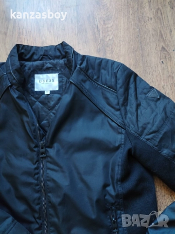 Guess Men's Long Sleeve Liam Iridescent Moto Jacket - страхотно мъжко яке Л, снимка 5 - Якета - 52228241