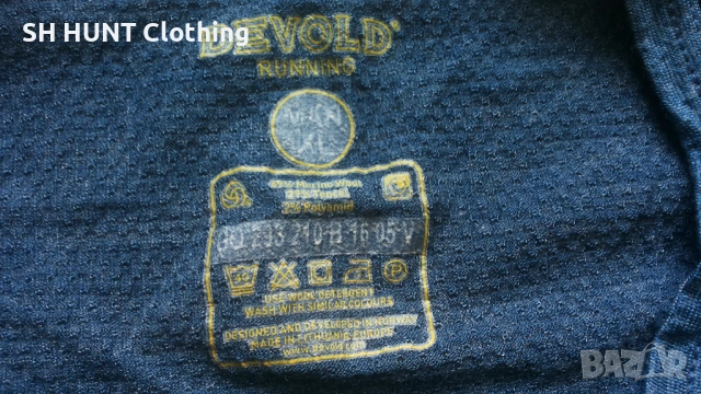 DEVOLD RUNNING T-Shirt 69% Merino Wool размер L / XL тениска 69% Мерино вълна - 2073, снимка 11 - Тениски - 53419550