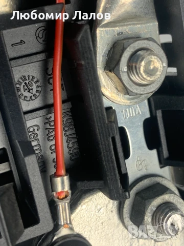 Плюсова клема акумулатор А4 S4 B8 8K Q5 8R A5 8T K98J4590, снимка 3 - Части - 50988182