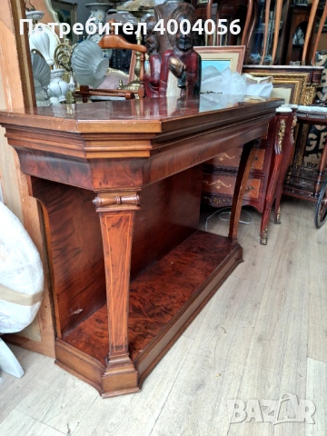 Дървена конзола, снимка 4 - Антикварни и старинни предмети - 53573999