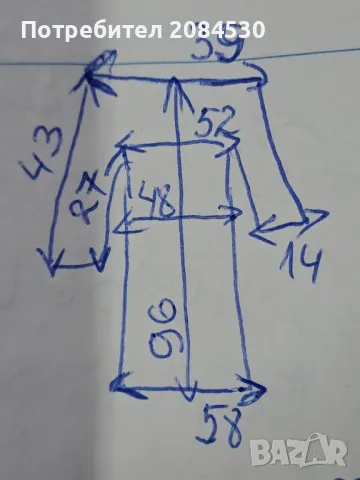  Туника лен памук  ESMARA -N42, снимка 5 - Туники - 49620607