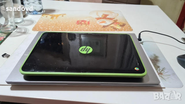 Лаптоп -хромебук HP TPN-Q151 цена 70лв, снимка 8 - Лаптопи за дома - 52711223