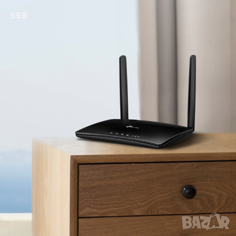 Безжичен рутер TP-LINK TL-MR6400, N300, 4G LTE,, снимка 11 - Рутери - 36154290