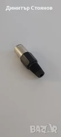 Професионален аудио конектор CANON M, XLR, разглобяем, снимка 2 - Други - 55810041