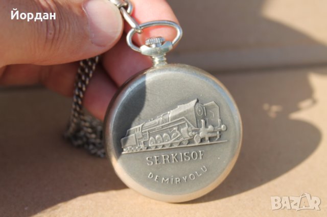 СССР джобен часовник ''Молния'' за турските железници, снимка 7 - Антикварни и старинни предмети - 40877042