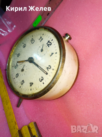 PRIM MADE IN CZECHOSLOVAKIA Стар МЕХАНИЧЕН КОЛЕКЦИОНЕРСКИ ЧЕХОСЛОВАШКИ БУДИЛНИК - ПРИМ 30611, снимка 10 - Антикварни и старинни предмети - 44549503