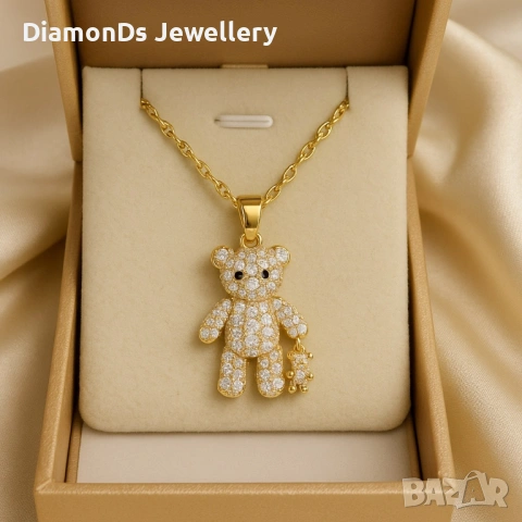 Колие „Мече – класически кристали