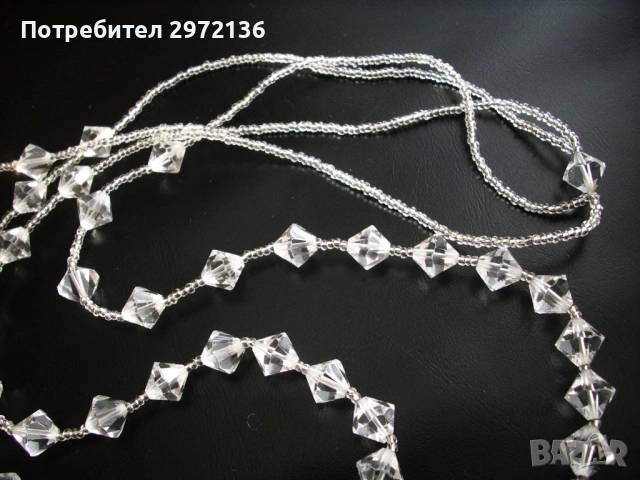 Колие огърлица чешки кристал, снимка 3 - Колиета, медальони, синджири - 53098519