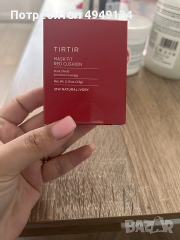 TIRTIR Mask Fit Red Cushion Mini (Фон дьо тен) – Цвят 21W Natural Ivory