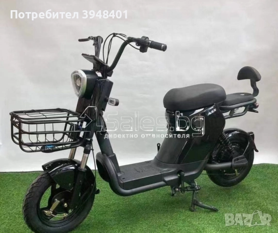 Електрическата тротинетка-скутер с кош, снимка 2 - Велосипеди - 52658848