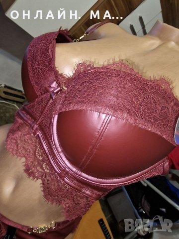 Кожен  Комплект 85D /L , снимка 5 - Корсети, бюстиета, топове - 39720414