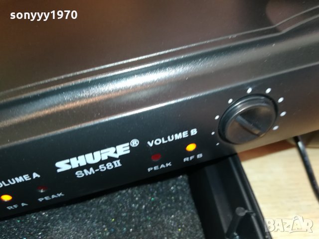 shure wireless microphone x 2 2402221530, снимка 18 - Микрофони - 35903601