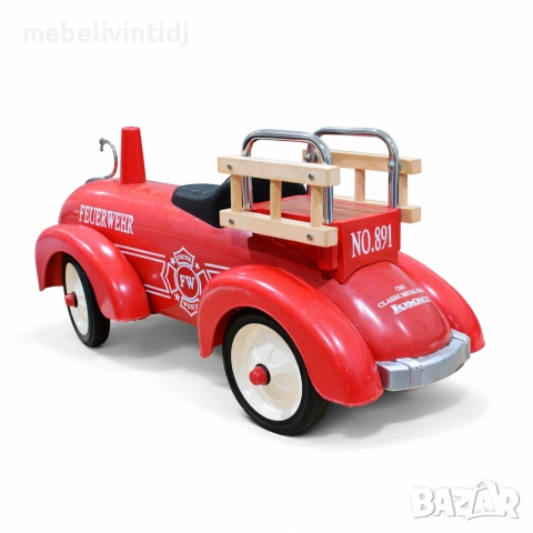 Ретро метална детска кола за яздене, снимка 8 - Антикварни и старинни предмети - 53788427