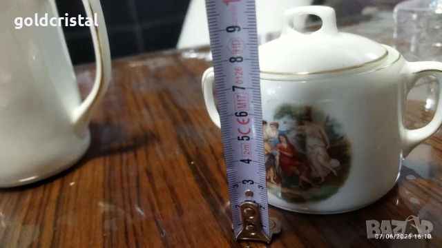 старинен порцелан Чехословакия чашки за кафе трите грации, снимка 17 - Антикварни и старинни предмети - 50587749