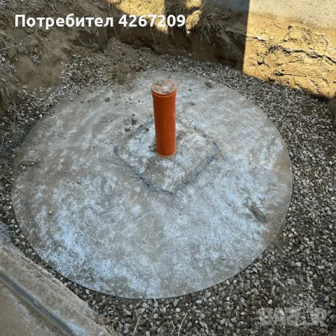 Изграждане на Септични Ями Шахти с Бетонни Пръстени с Багер Канализация