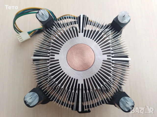 Боксов охладител за процесор Intel, socket LGA 775 с медна сърцевина, снимка 2 - Други - 53727728