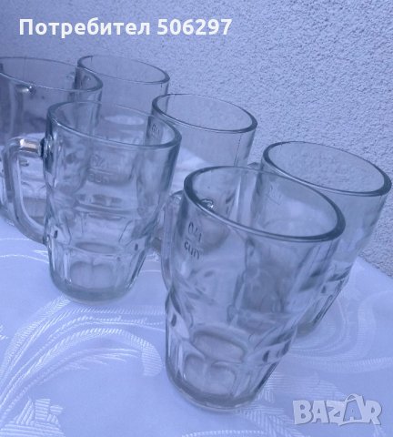 Стъклени халби, снимка 2 - Чаши - 36015492