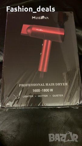 Нов Професионален мощен йонен сешоар 1800W Бързо изсушаване Тих , снимка 6 - Сешоари - 35892768