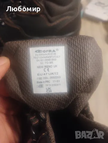 COFRA New Reno, “New Reno Uk S3 SRC” предпазни обувки размер

47 н, снимка 11 - Други - 48534931