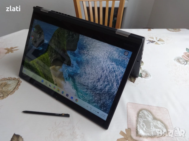 Таблет и Лаптоп 2в1 Lenovo ThinkPad X1 Yoga Gen 2 - 14" - i7-7600U 2.8Ghz/RAM 16GB/SSD 512GB, снимка 10 - Лаптопи за работа - 53721773