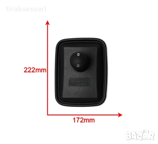 2 Броя огледала 22х17 см за камиони, автобуси, селскостопански машини, снимка 2 - Аксесоари и консумативи - 52472246