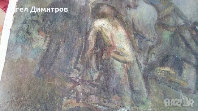 Илия Петров маслена картина платно , снимка 8 - Картини - 41849321