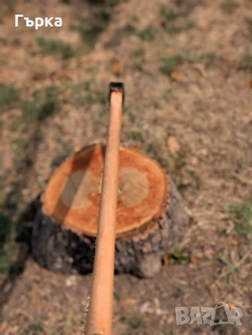 Стара реставрирана рядка Немска брадва, снимка 2 - Антикварни и старинни предмети - 51049703