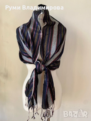 Блестящ шал/различни видове, снимка 13 - Шалове - 48547096