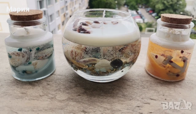 Свещи от гел восък 