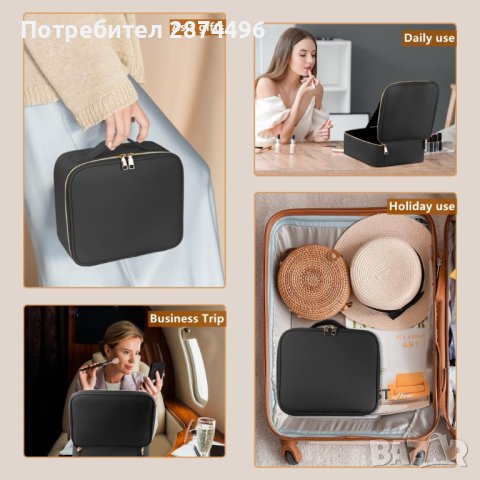 Куфарче за козметика  черен цвят , снимка 7 - Други - 41955977