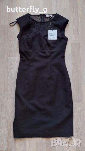CALVIN KLEIN оригинална нова черна рокля XS, снимка 2 - Рокли - 42167127