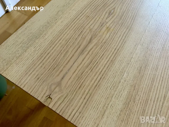 Холна маса IKEA 118х50х50 см, с дребни забележки, снимка 2 - Маси - 55975942