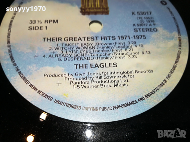 ПОРЪЧАНА-the eagles-внос england 2303221119, снимка 15 - Грамофонни плочи - 36203973