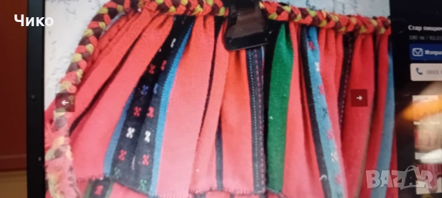 Стар шарен бръчник пищемал, снимка 6 - Антикварни и старинни предмети - 53586180