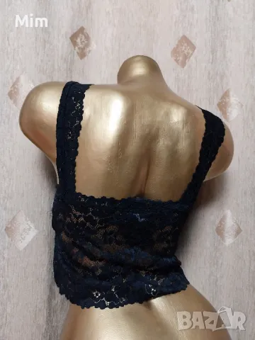 Primark S/M Черно ,еластично дантелено бюстие , снимка 2 - Бельо - 47503369