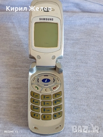 Ретро телефон GSM SAMSUNG A800 рядък за КОЛЕКЦИЯ ДЕКОРАЦИЯ 51392, снимка 3 - Samsung - 51767877