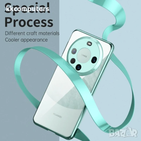 Huawei Mate 60 Pro Electroplating PC Калъф и Протектор, снимка 8 - Калъфи, кейсове - 50769587