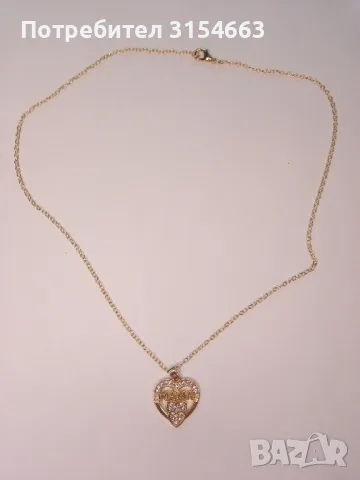Колие с кристали Мама , снимка 3 - Колиета, медальони, синджири - 49643058