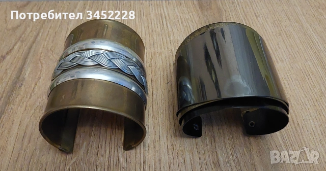 гривни метални за ценители два броя , снимка 5 - Гривни - 53214091