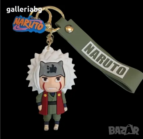 Anime Ключодържател: Гумена фигурка на Jiraiya (Naruto)
