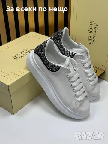Alexander McQueen Дамски Маратонки С Кристали👟Дамски Спортни Обувки С Камъни - 3 Цвята Код E143, снимка 8 - Маратонки - 55799954