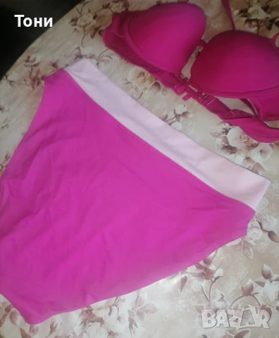 Нов Дамски Бански Костюм Циклама М , снимка 5 - Бански костюми - 50910203