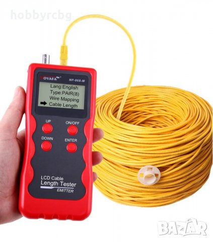 Кабелен тестер за проследяване, тестване и измерване на лан кабели с ниско напрежение, снимка 10 - Друга електроника - 35991371