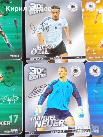 Колекционерски картички на футболисти МЕРТЕЗАКЕР,САМИ КЕДИРА,РЕНЕ АДЛЕР ,НОЙЕР 51016, снимка 3 - Колекции - 51701211